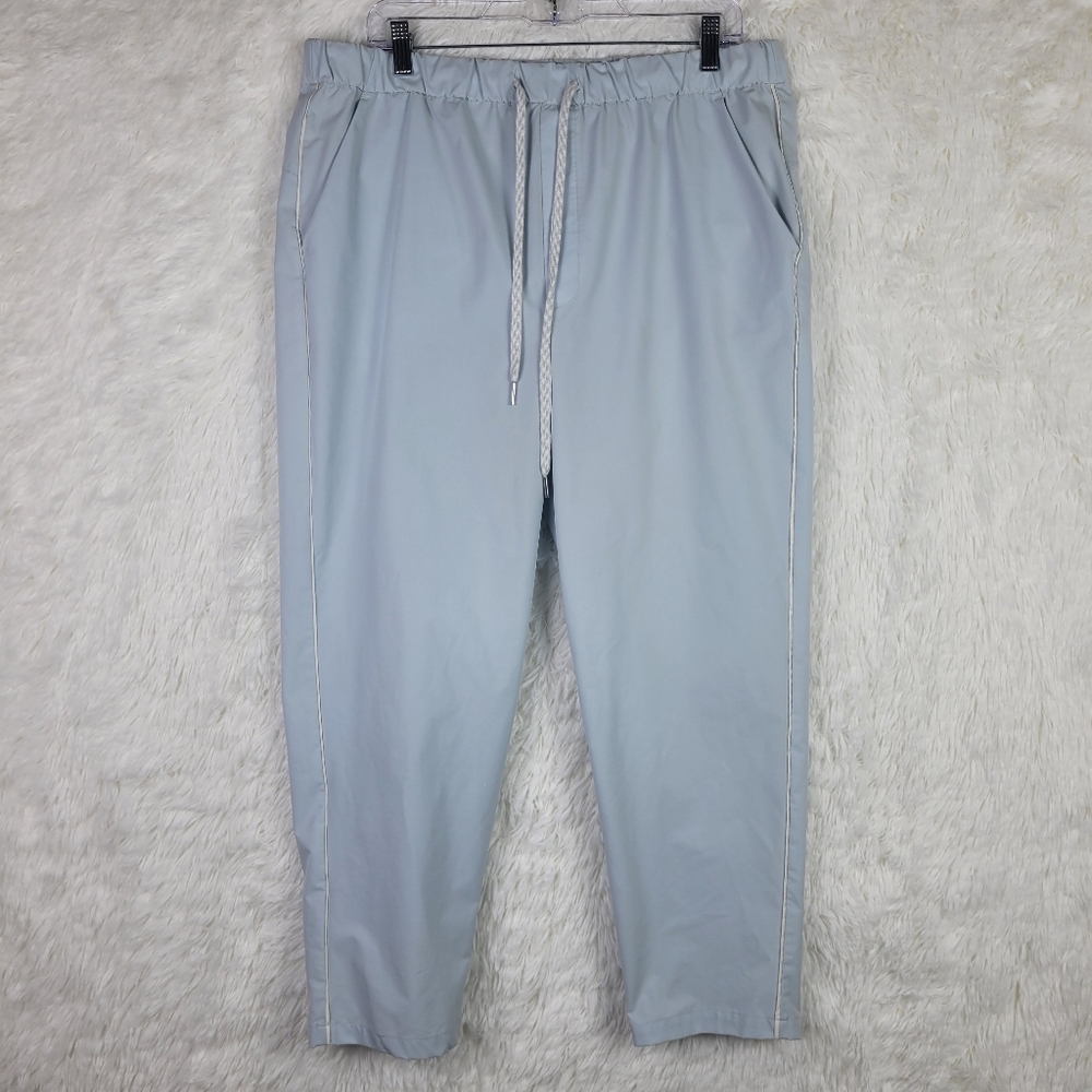 Maeve By Anthropologie‎ Powder Blue Drawstring Pants Lounge Tapered